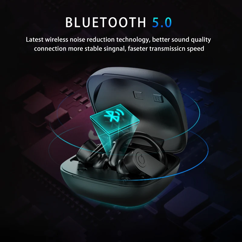 B11 TWS Wireless Bluetooth Headphones Stereo Handsfree Earbuds Led Display Music Earphones Sports Waterproof Headset With Mic |