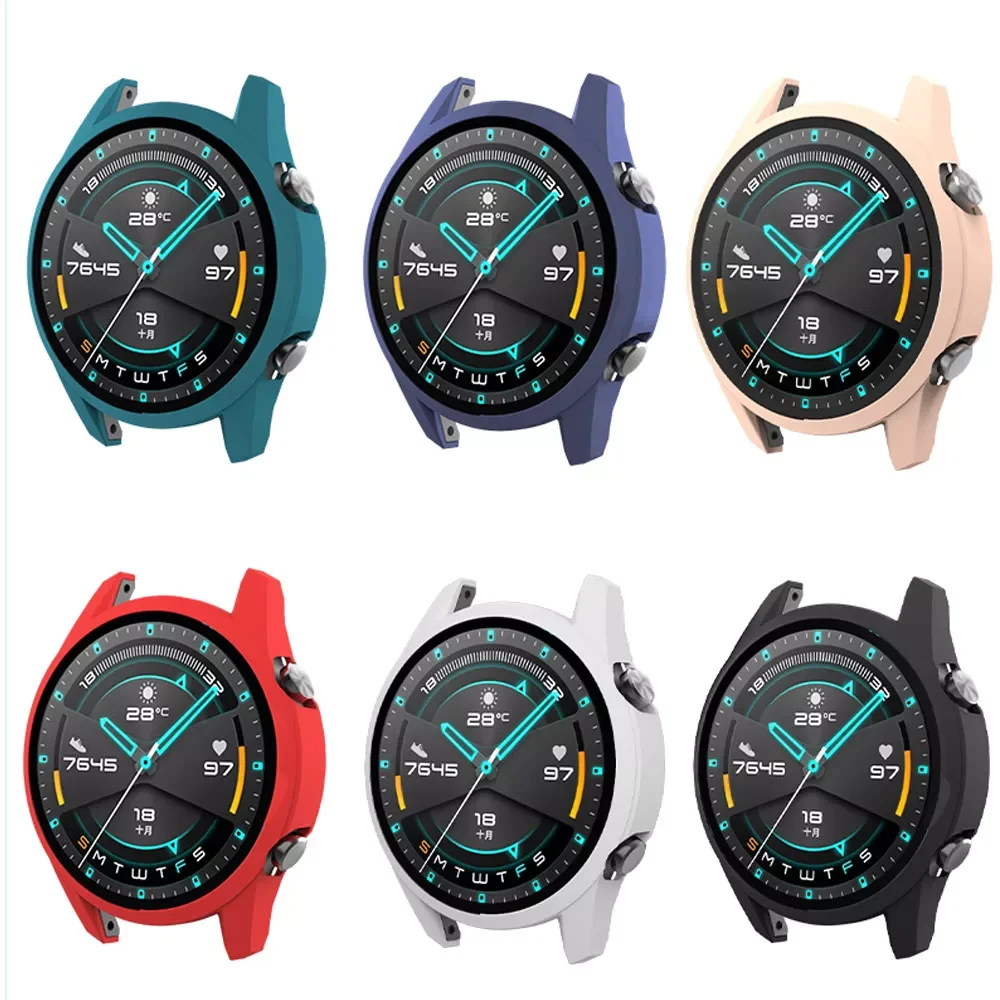 

Protective Cover for Apple Watch Series 7 Case Screen Protector For Apple Watch Series 7 45MM 41MM Cases TPU Bumper Full Shell