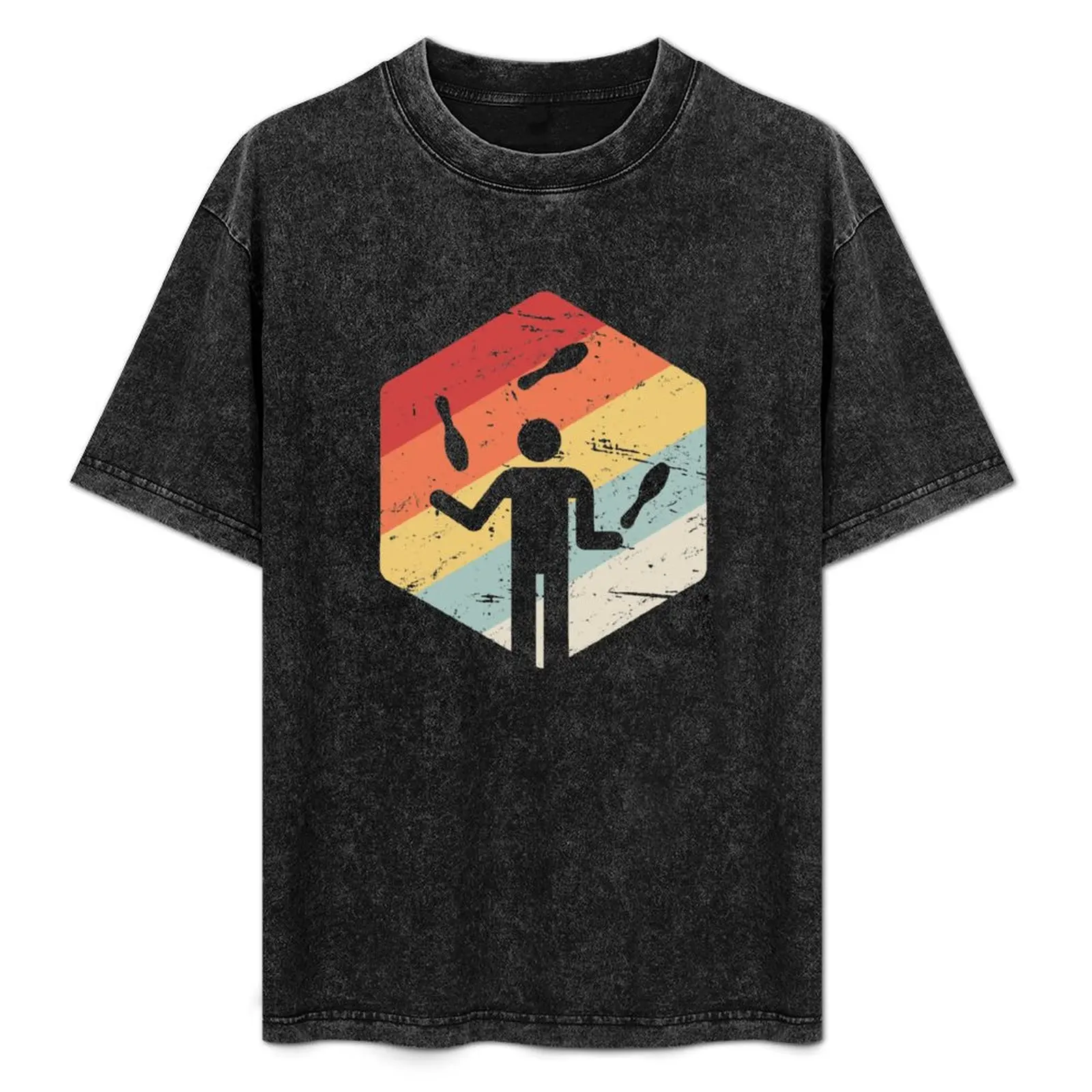 Винтажная подарочная футболка для жонглирования и циркового жонглера футболки