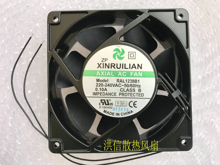 Новый вентилятор XINRUILIAN RAH1238B1 AC220-240V 0.10A 12038
