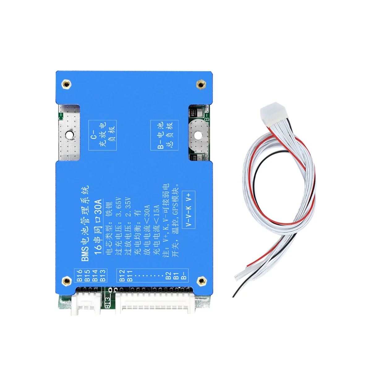 

16S 48V 30A LiFePO4 Lithium Battery Protection Board with Power Battery with Balance PCB Board for Electric Motorcycle