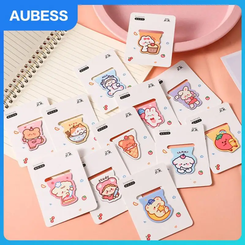 

Multiple Styles Cartoon Book Markers Durable Magnetic Bookmarks Cute Creative Magnet Page Markers Student Learning Tools 1pc