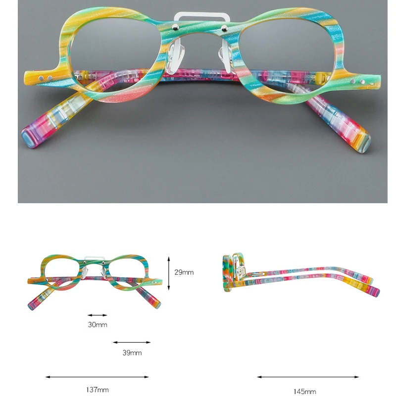 Оправа для очков близорукости VCKA мужчин и женщин винтажные оптические