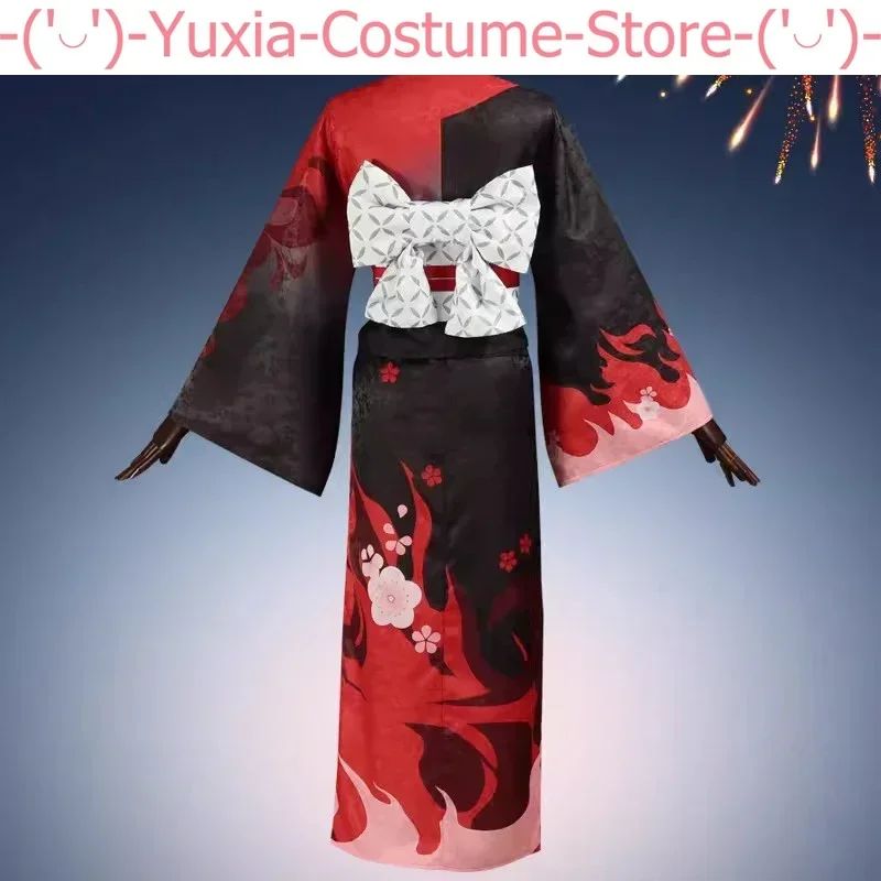 Кимоно Genshin Impact Hanyuuda chizulu женский косплей костюм искусственная игра униформа Hallowen