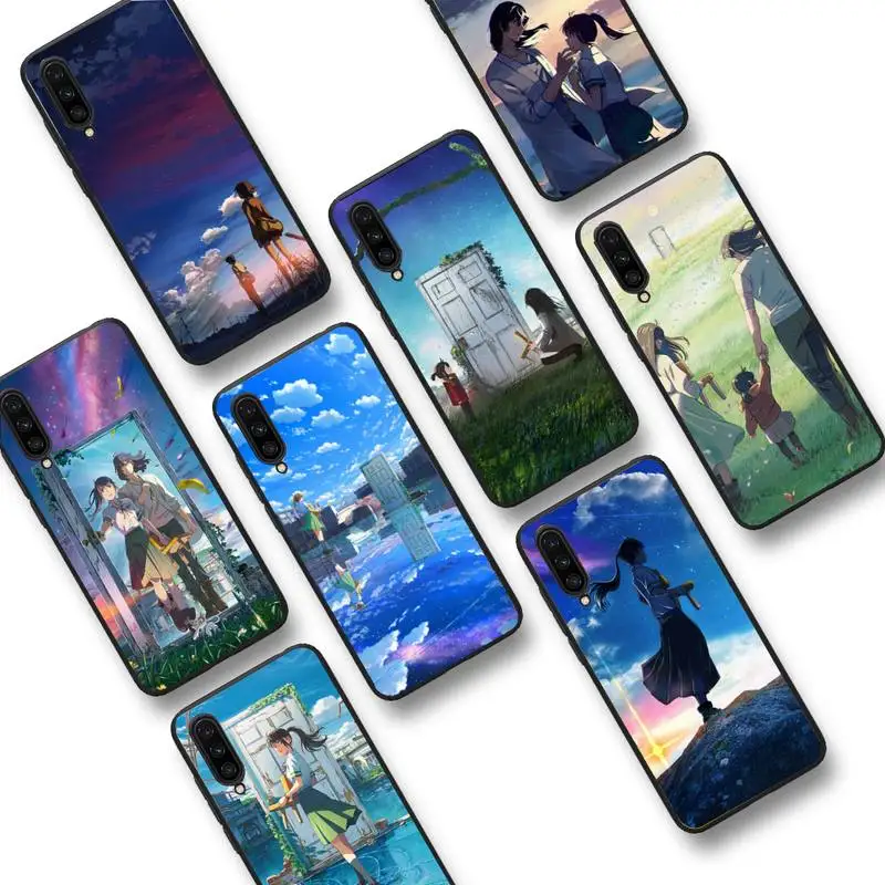 

Suzume no Tojimari Phone Case for Samsung S20 lite S21 S10 S9 plus for Redmi Note8 9pro for Huawei Y6 cover