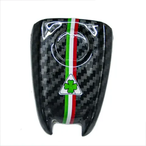 Защитная крышка автомобильного ключа для Alfa Romeo Giulia Stelvio Tonale, чехол для ключа из углеродного волокна