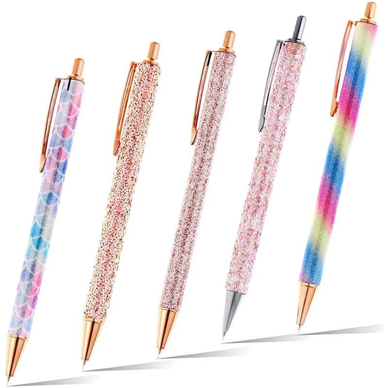5Pcs Air Release Pen Weeding Tools Pen For Vinyl Retractable Point Pin Pen Craft Vinyl Weeding Pen For Bubble Removal