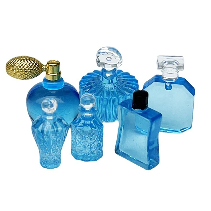 

1:12 Dollhouse 6Pcs/Set Perfume Bottle Accessories Miniature Mini Toys Dollhouse Furniture For Dollhouse Baby Girl