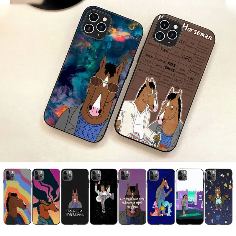 

Cartoon B-BoJacks Phone Case For Iphone 7 8 Plus X Xr Xs 11 12 13 14 Se2020 Mini Pro Max Case