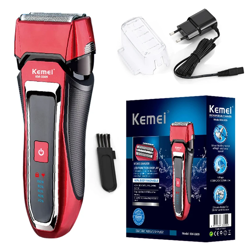 Мужская мощная Бритва для мужчин моющаяся бритва электробритва бороды