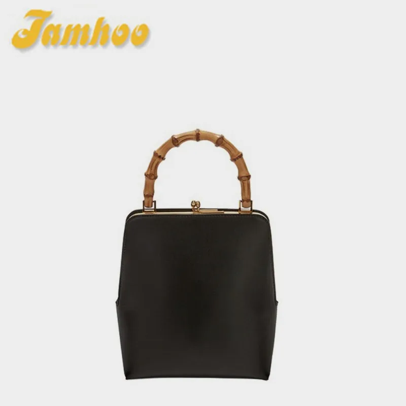 

Jamhoo Goji Frame Gold Bag With Bamboo Handle Designer Bags Luxury Famous Brand Crossbody Bags Fashion Women's Messenger Bag