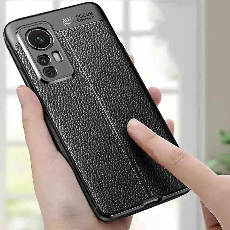 

Heouyiuo Lichee Pattern Soft Case For Xiaomi Mi 12 Pro Phone Case Cover