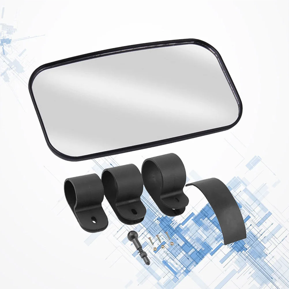 

Rearview Mirror Set Side Mirror Back Up Mirror Modification Kit for UTV ATV