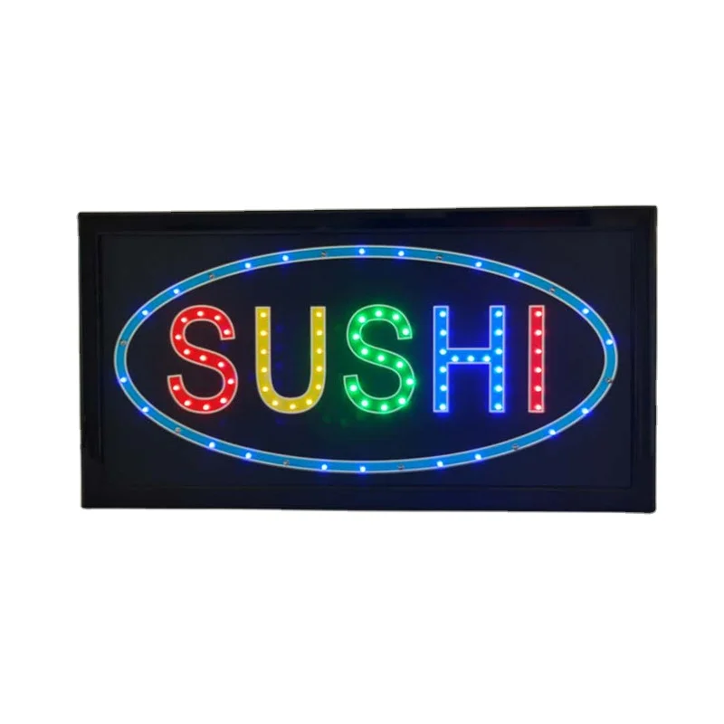 

New 2022 custom indoor led sign electronics SUSHI display billboards