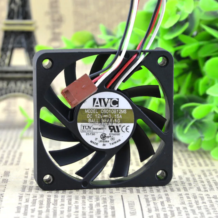 

ORIGINAL AVC C6010B12H 6010 12V 0.1A 0.15A F6010B12MS COOLING FAN