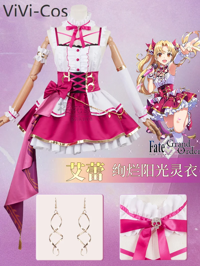 Fate/grand Order Ereshkigal Brilliant Sunshine Cosplay Costume Cos Game Anime Party Uniform Hallowen Play Role Clothes Clothing