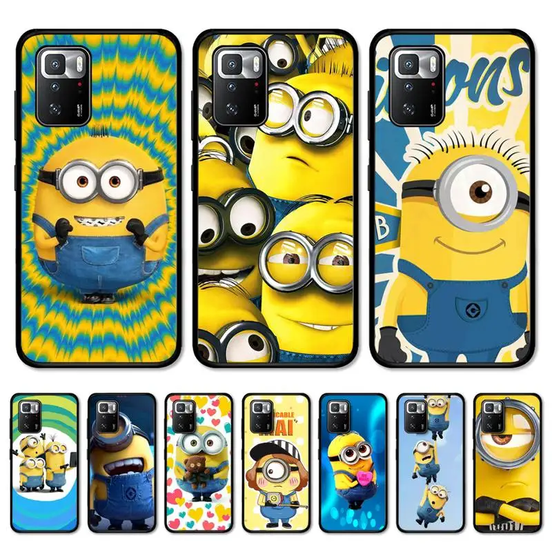 

Cartoon L-Lovely M-Minions Phone Case for Redmi Note 8 7 9 4 6 pro max T X 5A 3 10 lite pro coque
