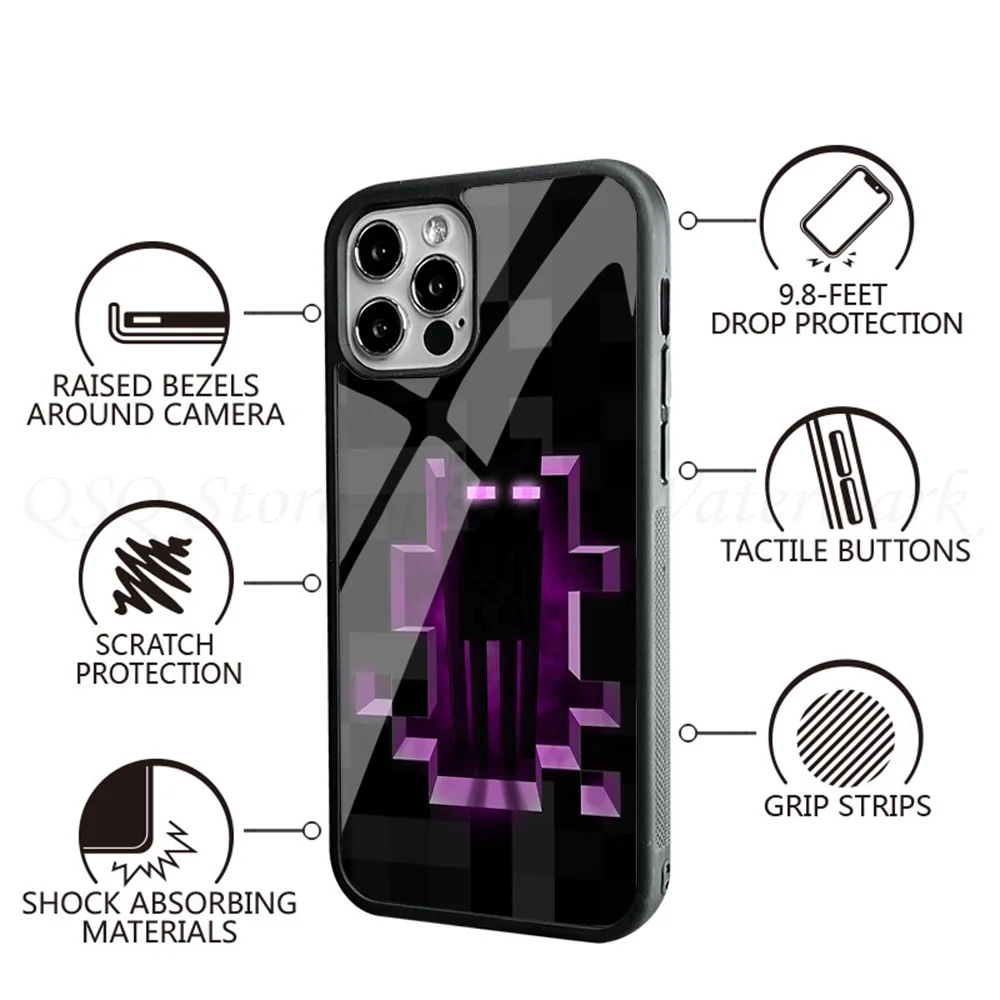 Чехол Для Телефона E-enderman-m-minecrafter-e-enderdragon