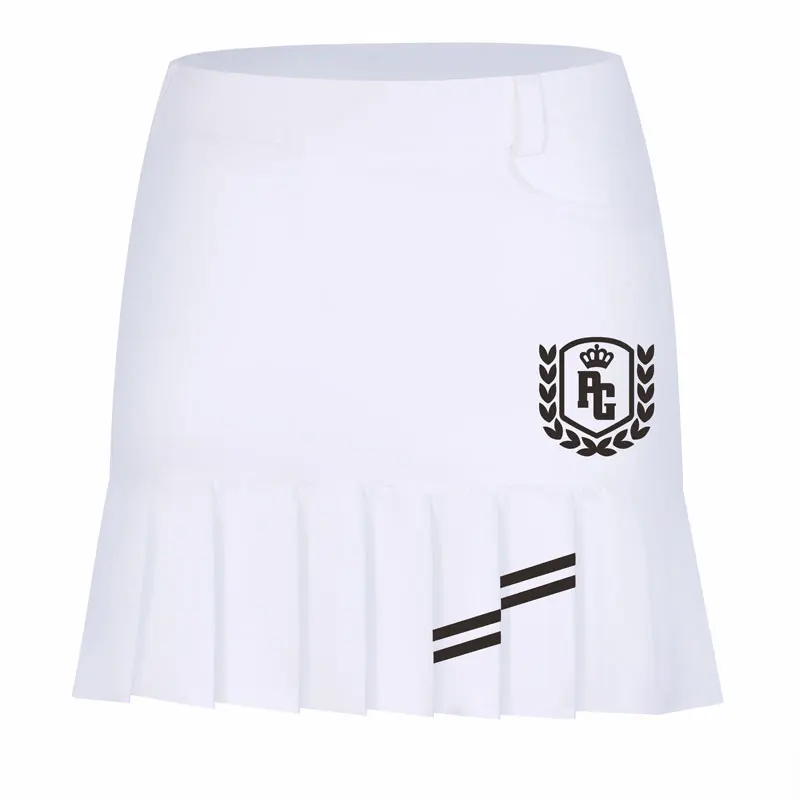 Skirt Black Or White Color Casual Fashion Anti-glare Outdoor Sports Girl Golf Short Skirt
