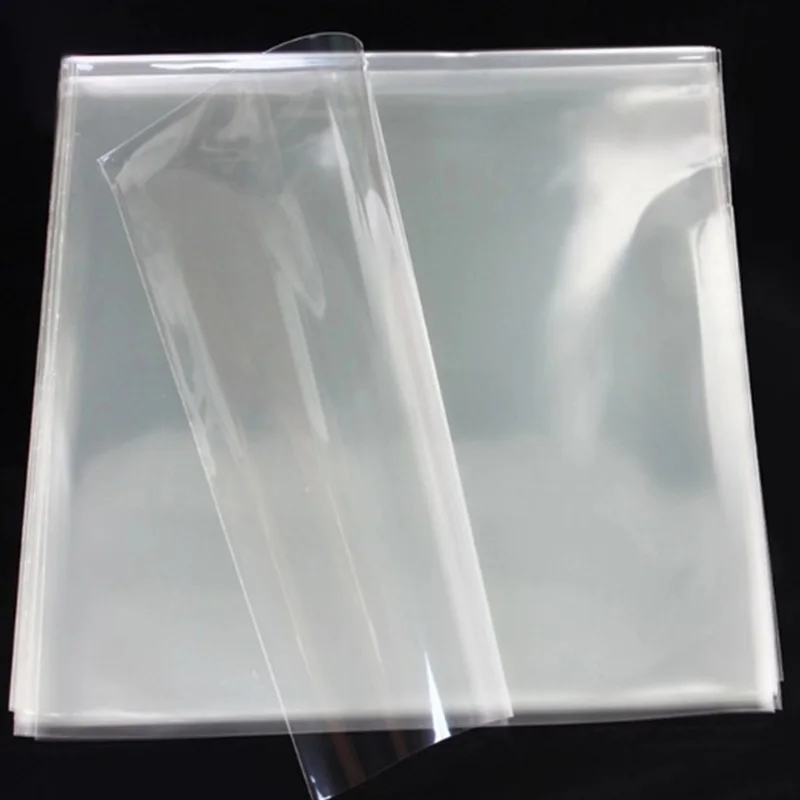 100 шт. виниловая сумка для пластинок LP 12-дюймовая внешняя защитный рукав черная