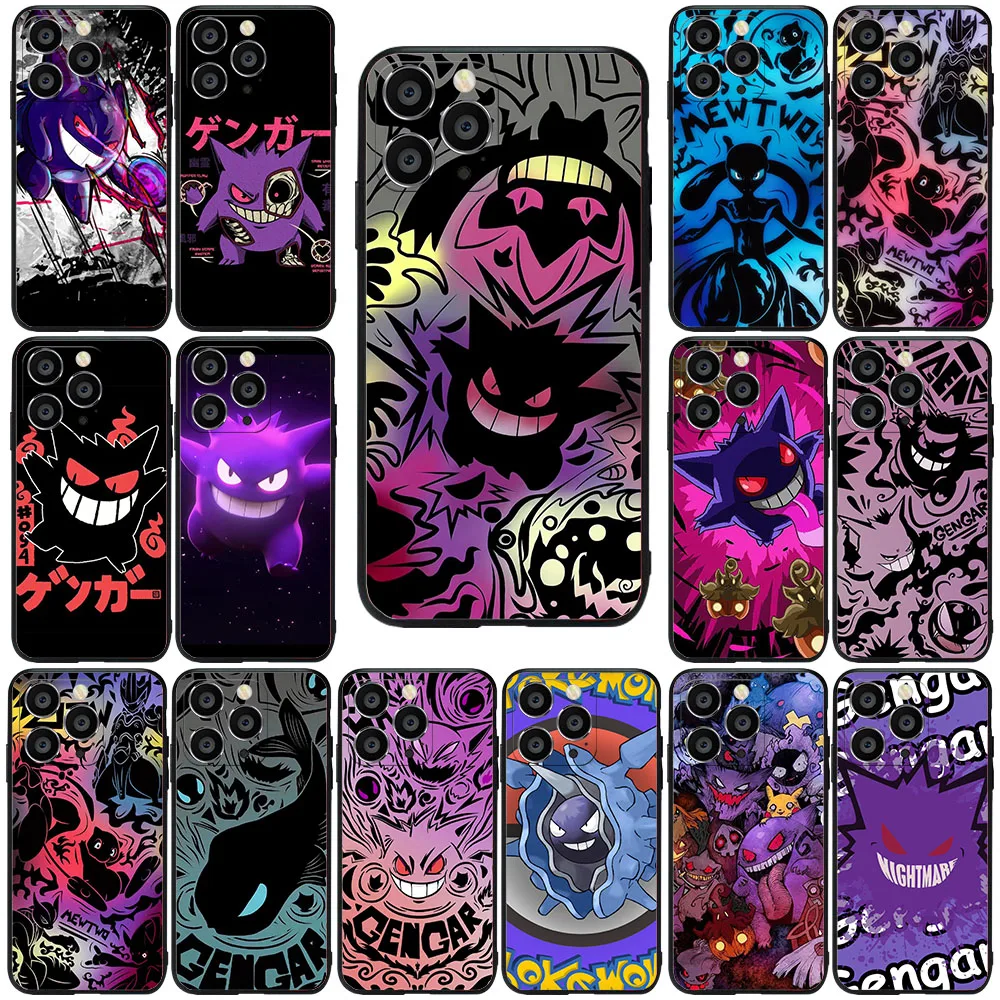 Силиконовый чехол для OPPO Reno 2 2F 2Z 3 6 6Z 7 7Z Find X3 X5 NeoLite Pro Plus MR-48 Pokémon Gengar