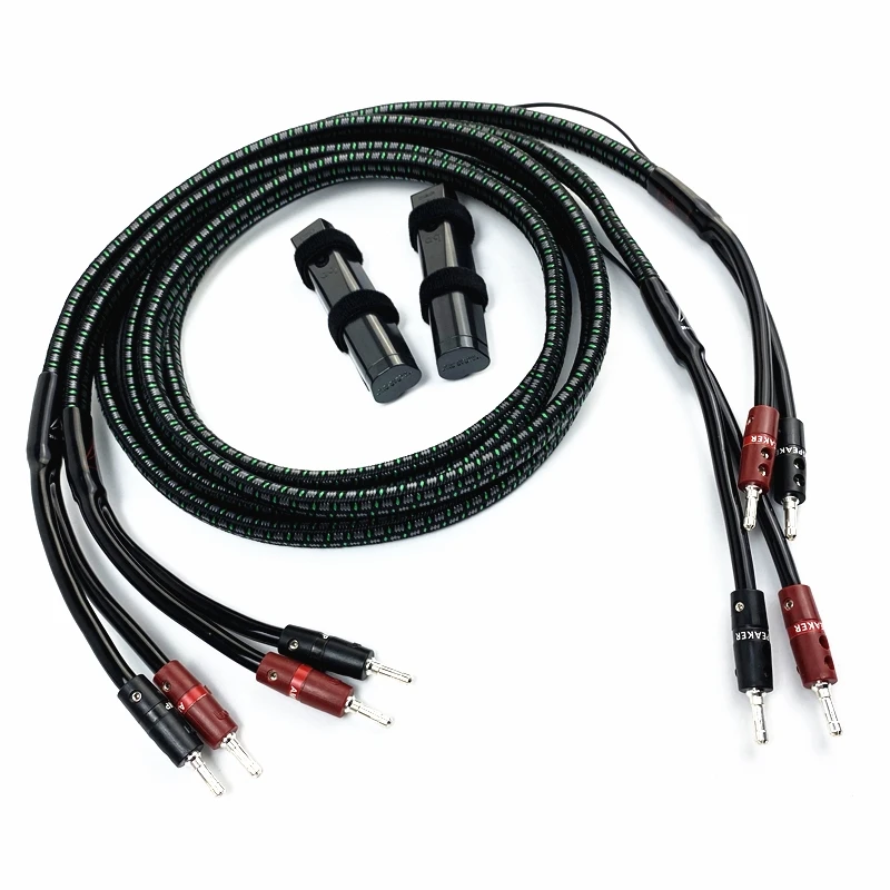 Пара аудио-кабеля для динамиков Rocket 88 PSC + HiFi BFA Silver Banana / Spade Plug |