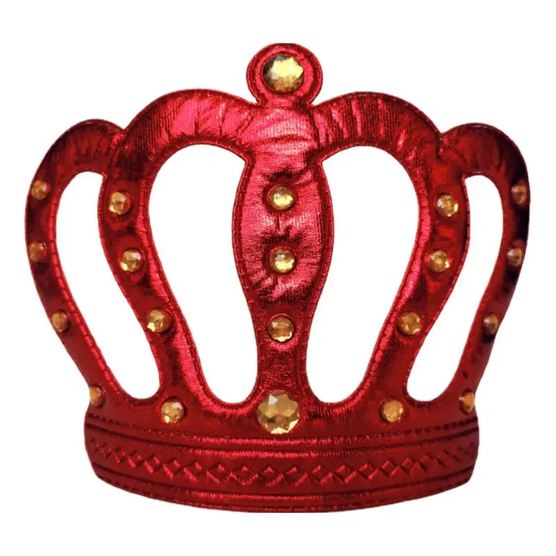 

Kids Birthday Crown King And Queen Gold Headband Crown Non-woven Fabric Crown For Kids Birthday Party Festival Photo Props
