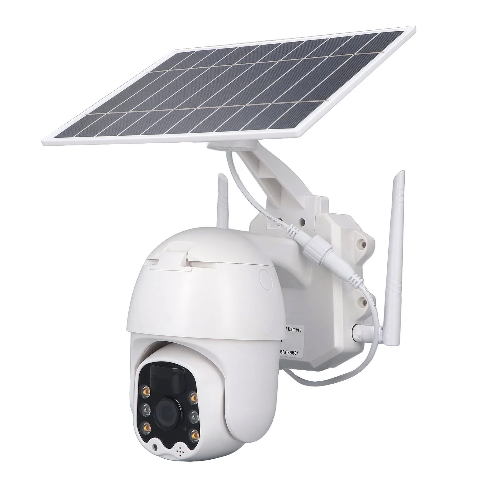 Солнечная камера безопасности 3MP 1080P HD Беспроводная 360 ° PIR Обнаружение движения