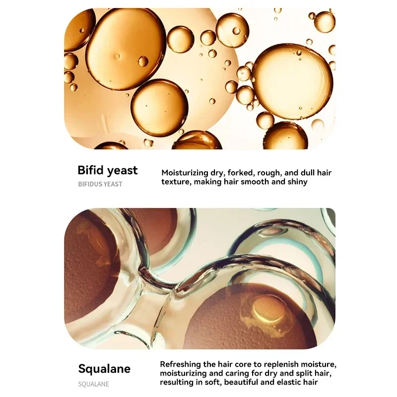 Волшебная кератиновая маска для волос с необработанными волосами 5 секунд