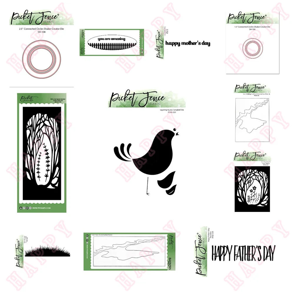 

Secret Garden Seashore Oval Fence Metal Cutting Dies Decorative Craft DIY Scrapbook Envelope Diary Photo Album Embossing Moulds