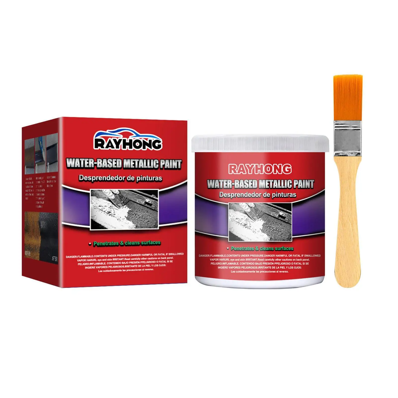 

New 100ml Chassis Rust Converter Water-Based Metal Surface Rust Remover Car Iron Primer Clean Repair Protect Anti-rust Deruster