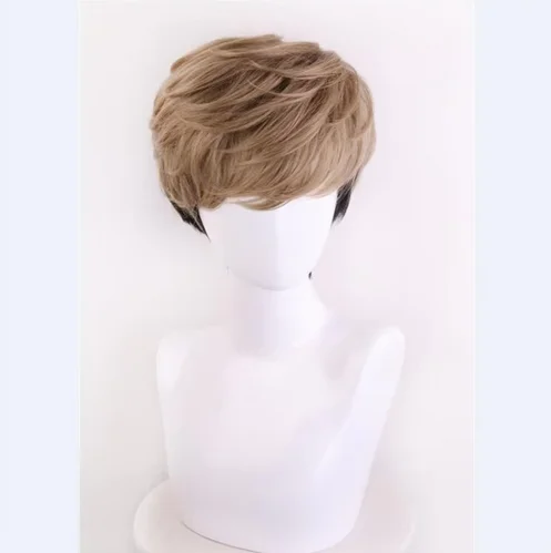 Killing Stalking SangWoo Короткий льняной черный Ombre термостойкий косплей костюм парик +