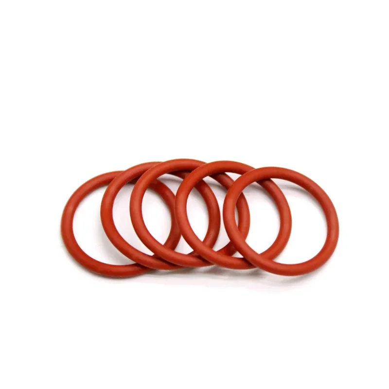 Уплотнительное кольцо VMQ 10 шт. уплотнительное толщина CS 5 мм внешний диаметр 15 ~ 150