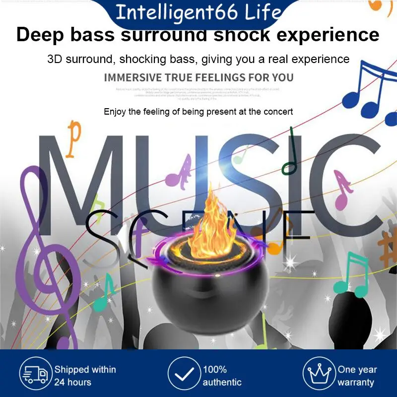 

Subwoofer Speaker 3d Surround Sound Noise Reduction Bass Box Usb Mini Column Loudspeaker Box Insert Card