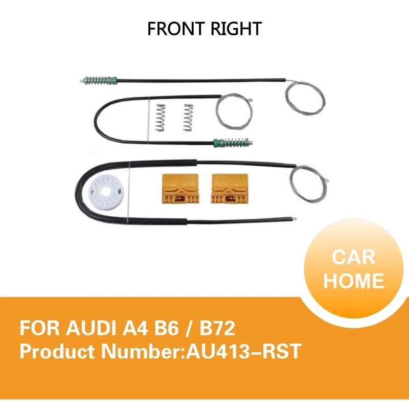 

Комплект для ремонта автомобильного стеклоподъемника AUDI A4 B6/B7, Комплект переднего правого стеклоподъемника OE #8E0837462,2000-2008