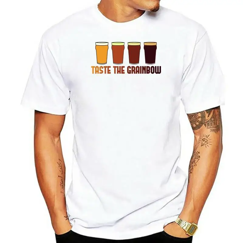 

Taste the Grainbow T shirt homebrew carboy home brew beer brewmaster minimalism barley grain yeast