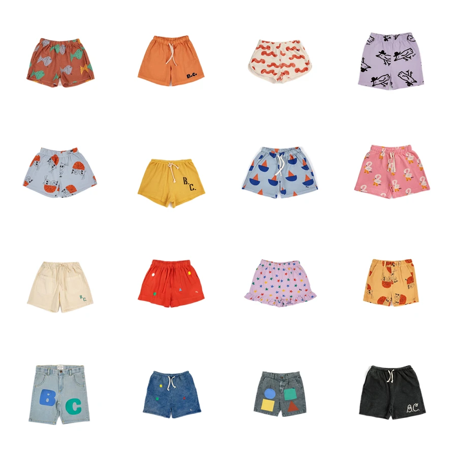 

Children's Shorts Bc Brand 2023 Summer New Cotton Print Cartoon Baby Boys Girls Shorts
