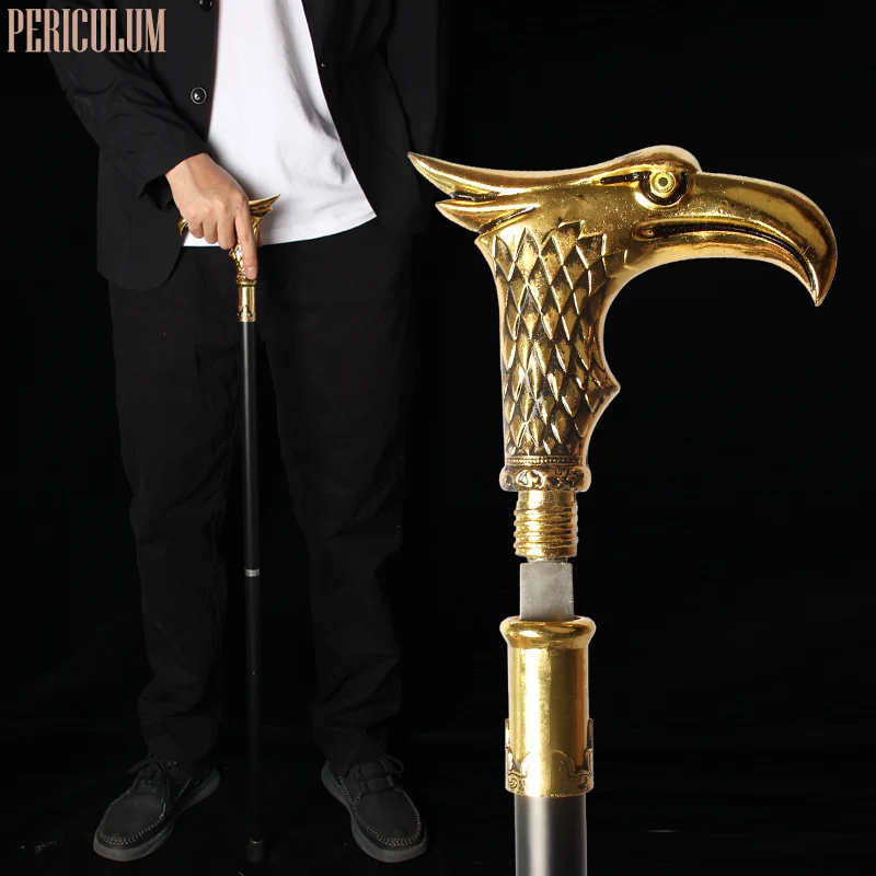 

Golden Eagle Luxury Walking Stick Hidden Sword For Men And Women Self Defense Fashionable Canes Crosier Sword Stick