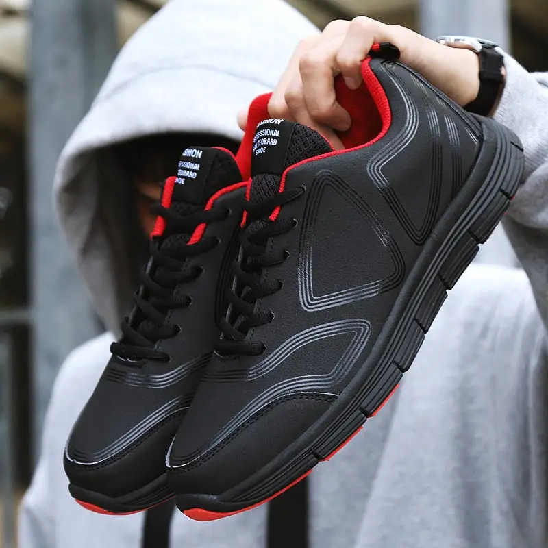 

Кроссовки мужские для бега, хлопок, повседневная спортивная теннисная обувь, дешевые, черные, лето 2022