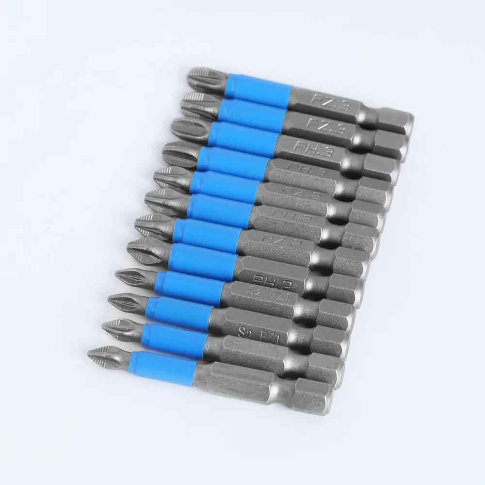 6 шт. PH1 PH2 PH3 PZ1 PZ2 PZ3 крестовые отвертки ручные инструменты противоскользящие