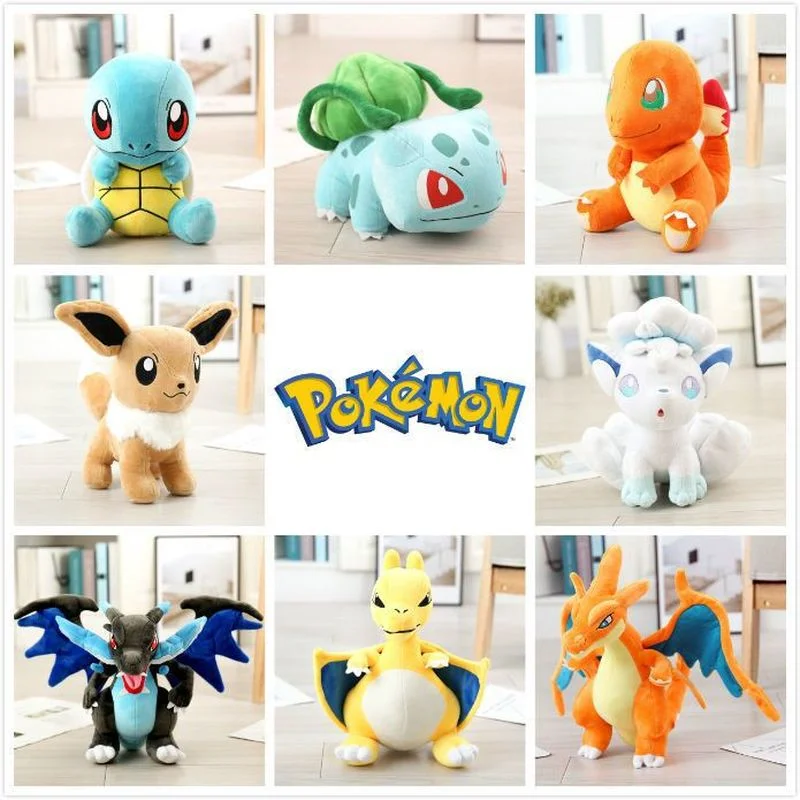 

Игрушки для детей TAKARA TOMY POKEMON Mew Bulbasaur Squirrel Giratina Vulpix Lickitung Charizard Jigglypuff плюшевый чармандер