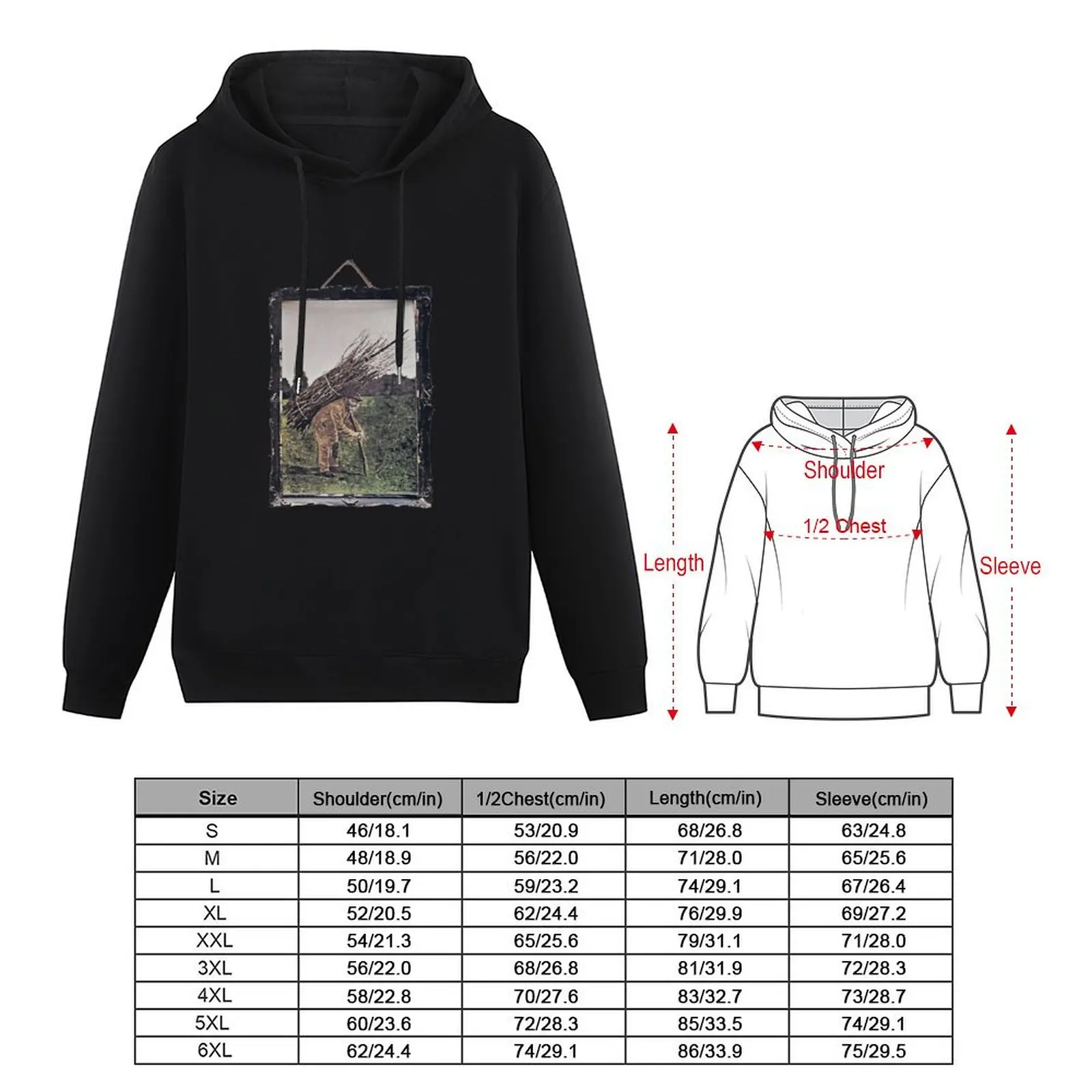 Zeppelin IV - Обложка альбома пуловер толстовка мужская дизайнерская одежда осенняя