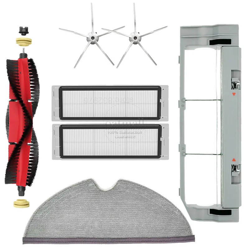 

Запчасти для пылесоса Xiaomi Roborock S5 Max, сменные комплекты, роликовая щетка, HEPA фильтр, насадка на швабру