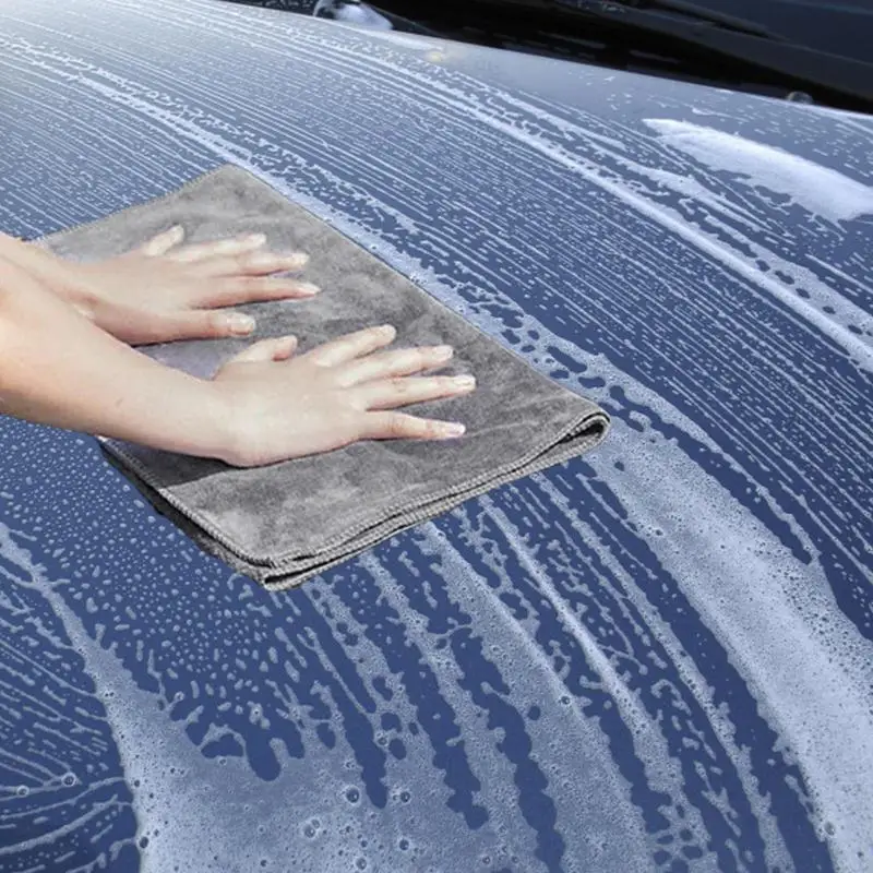 

Полотенце для мытья автомобиля, многоразовая моющаяся тряпка из микрофибры, очень мягкая, не абразивная, для детейлинга автомобиля, аксессуары для очистки