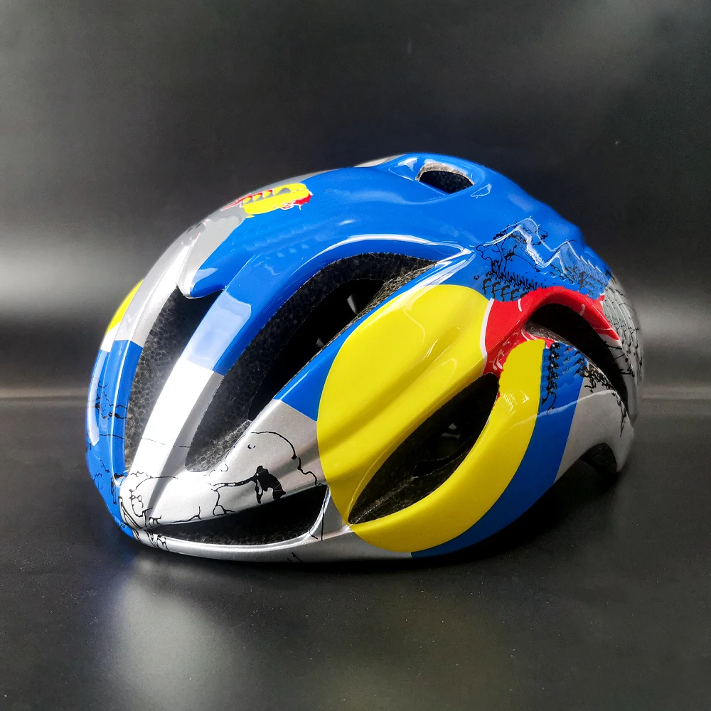 

Сверхлегкий велосипедный шлем для улицы, красный Дорожный гоночный шлем, защитная Кепка для мужчин и женщин, велосипедный шлем для горного ...