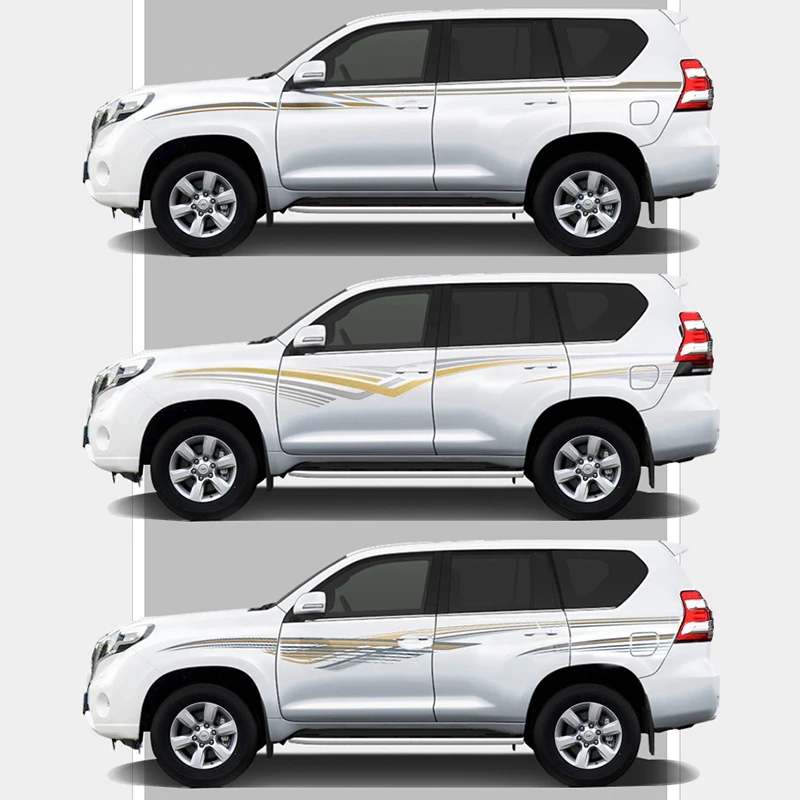 Для Toyota Land Cruiser Prado 150 Lc150 Fj150 2021-2010 2019 автомобильные наклейки модификация внешнего