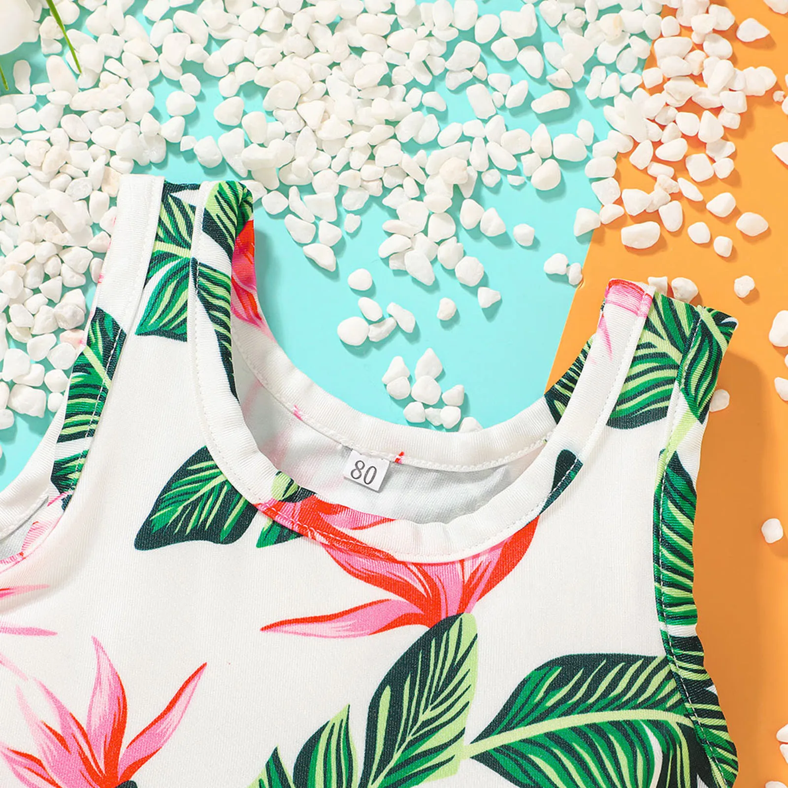 Купальник-бикини Летний для девочек комплект из двух предметов с оборками в