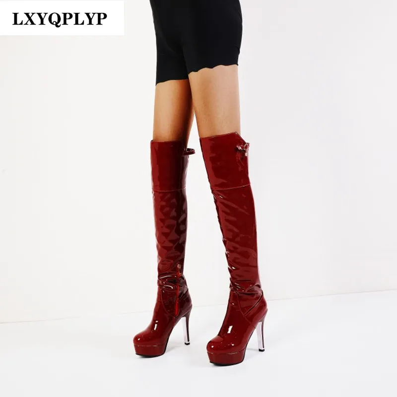 

34-50 Large Size High-heeled Nightclub Party Fashion Sexy European and American Trends Autumn and Winter New Women's Boots