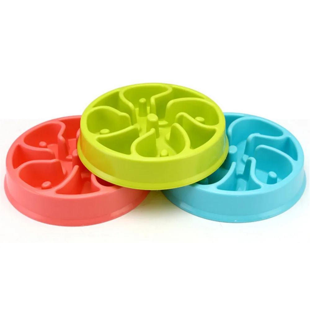 

2019 Portable Pet Dog Feeding Food Bowls Puppy Slow Down Eating Feeder Dish Bowel Prevent Obesity Dogs Supplies Dropshipping