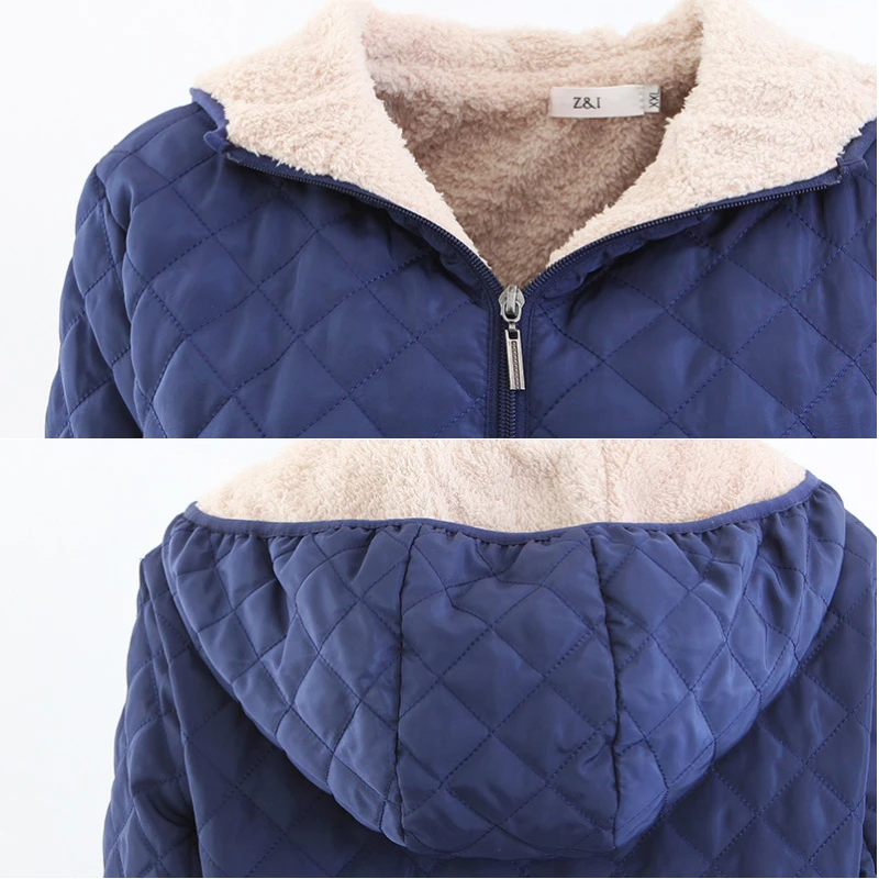Fleece Winter Parkas Women 2022 Winter Hooded Long Sleeved Coat Wide Waisted Warm Jacket Woman Mujer Chaqueta Windproof Outwear